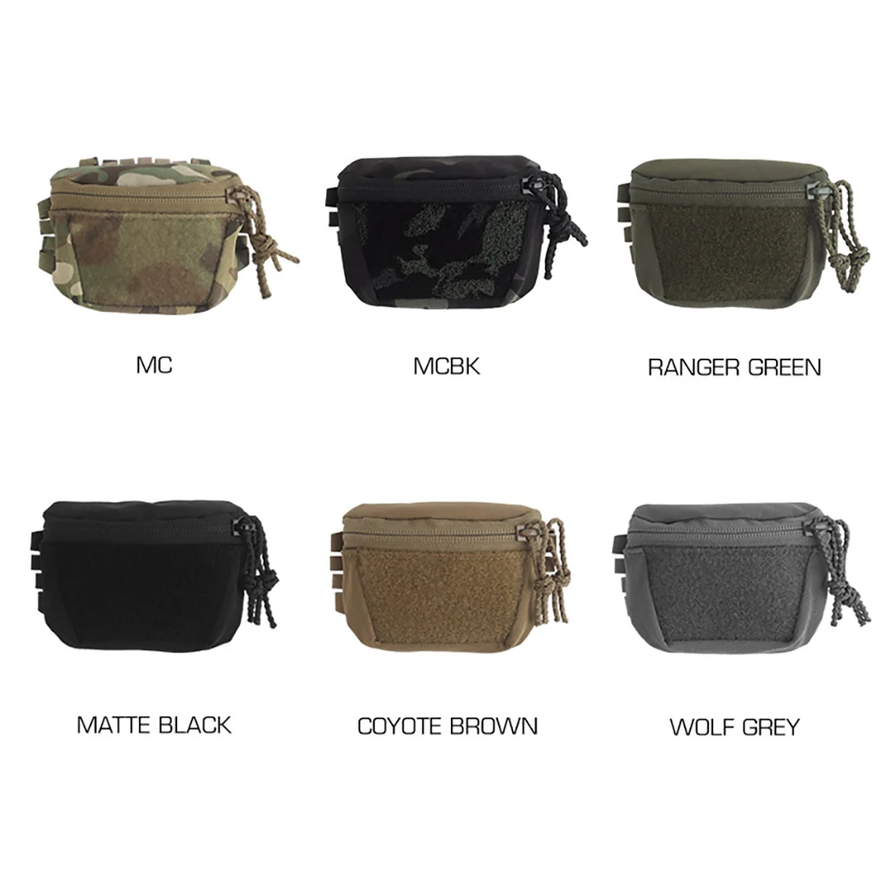 Bolsa trasera Universal para casco estilo SC táctico, bolsa para batería, contrapeso NVG, accesorios tácticos para casco