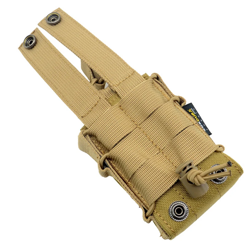 Bolsa táctica Molle para cargador, bolsa de munición de Rifle, soporte portador Mag, 5,56, para AK AR M4 AR15 - imagen 5