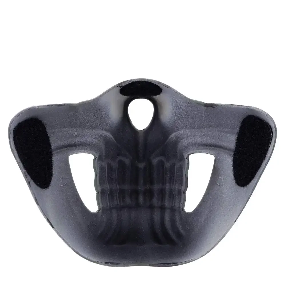 Gran oferta, máscara de media cara de demonio táctico con calavera para Paintball, Cosplay, disfraz de Halloween, fiesta, juego CS, Hockey, ciclismo - imagen 5