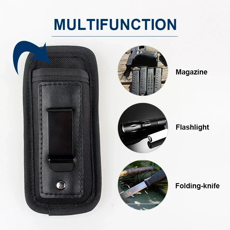 Funda táctica Para cargador de 9mm, 9x19mm, 9x18mm, 9x21mm, IWB, Clip para cinturón de pistola, armas - imagen 5