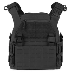 Chaleco táctico MOLLE ligero corte láser exterior con rotura rápida