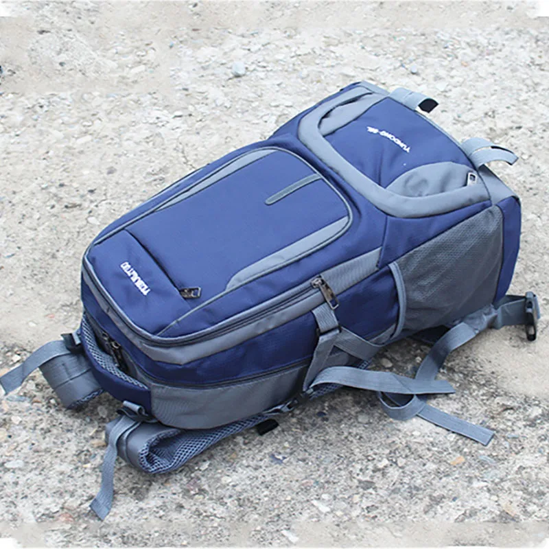 Mochila de viaje para hombre, Bolsa Escolar de nailon, para senderismo, Camping, equipaje de viaje, montañismo, 3 tamaños - imagen 5