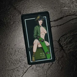 Pegatinas con estampado de acción de monopatín "KickFlip", accesorios sexys para chica, parches tácticos, parches militares para mochila con gancho y bucle