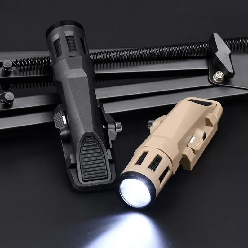 WADSN-linterna táctica LED para arma de caza, luz blanca estroboscópica para casco de explorador, 400 lúmenes, WML X Gen 2 Airsoft, 20mm - imagen 5