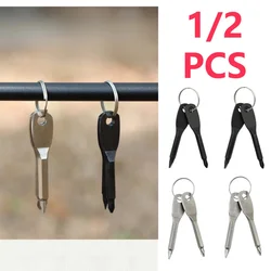 Destornillador táctico EDC con puntas planas y Phillips