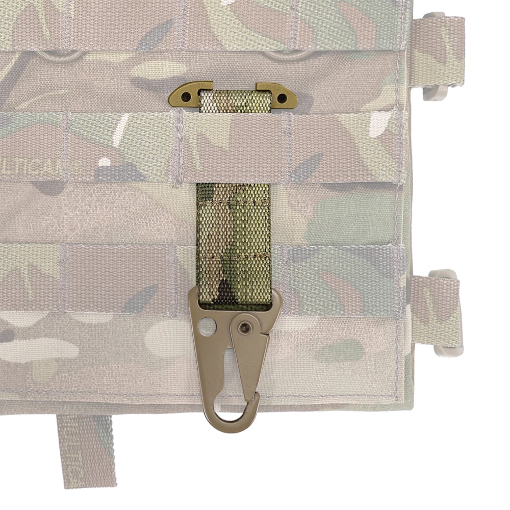 Mosquetón colgante con gancho para choque táctico, Clip de correas Molle ICB, faja de Metal para exteriores, cinturón, accesorios para chaleco de caza - imagen 3