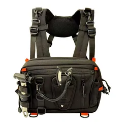 Bolsa de pecho táctica MOLLE ligera para pesca deportiva