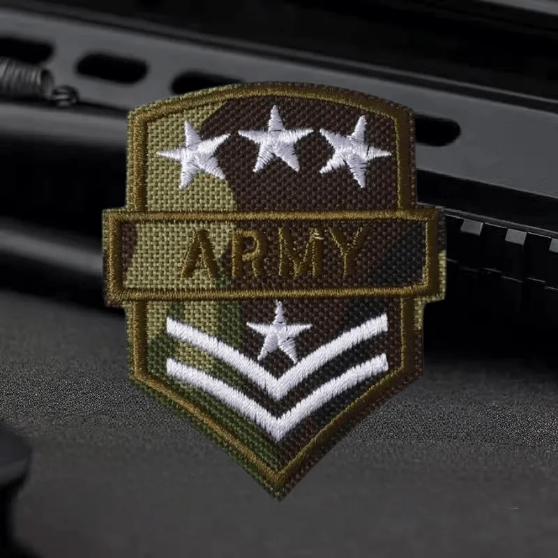 Parche bordado 3D táctico para sombreros, insignia de moral con gancho y bucle, pegatina decorativa para mochila, brazalete, parches para planchar para ropa - imagen 2