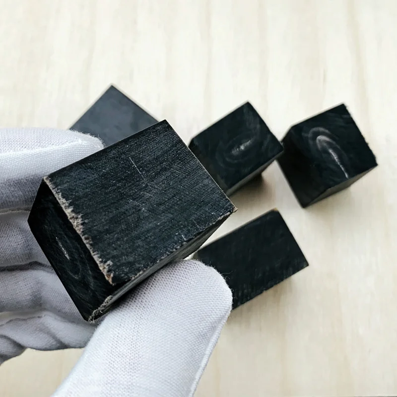 Cuerno de búfalo negro, Material para mango de cuchillo, materiales de sellado sólido, cuchillos de cocina de estilo japonés, protector de mango, 6 uds. - imagen 4