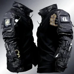 Camisa táctica Multicam transpirable para exteriores y paintball