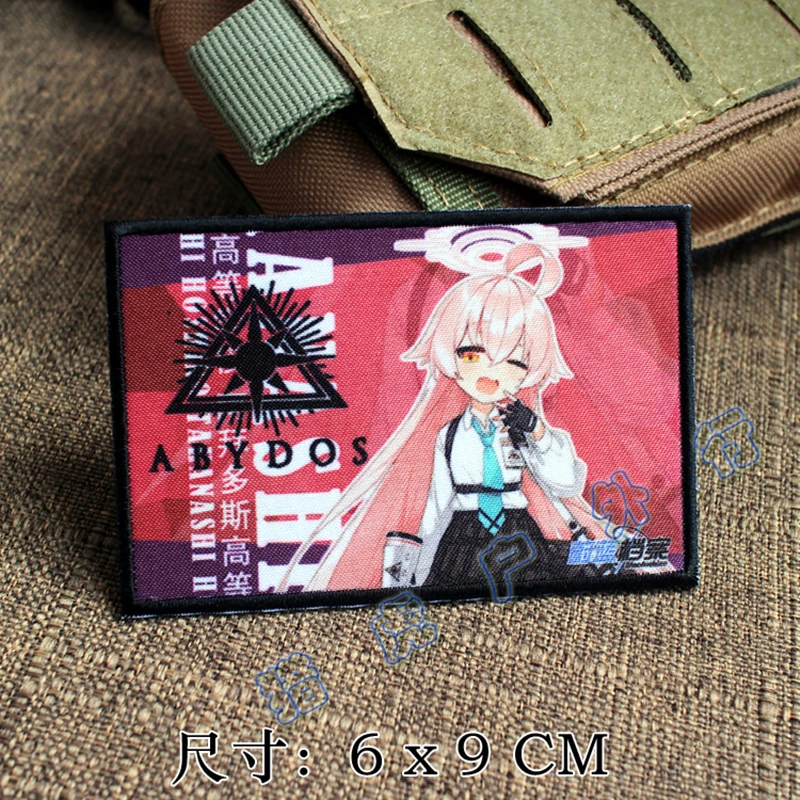 Azur Archives juego periféricos figura parche Haru Miyako Iori Takanashi Hoshino Sunaookami Shiroko Tendou Arisu bolsa de rol Decoración - imagen 5