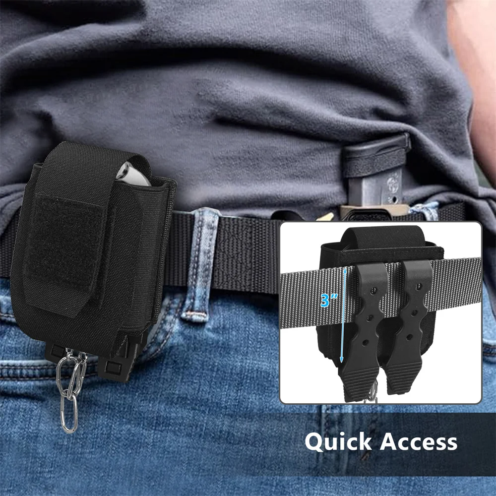Funda portaesposas táctica MOLLE para chaleco o cinturón - imagen 4