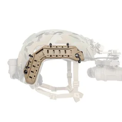 Casco táctico FAST SF SUPER de corte alto, versión de canal de alambre, sistema de riel de arco, riel de camino de energía, accesorio FAST SF