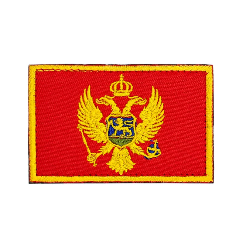 Insignia de mochila con sombrero de Nigeria, bordado de Sudan del Sur, parches de bucle de gancho, Bandera Nacional de Albania, apliques de pegatina de tela - imagen 5