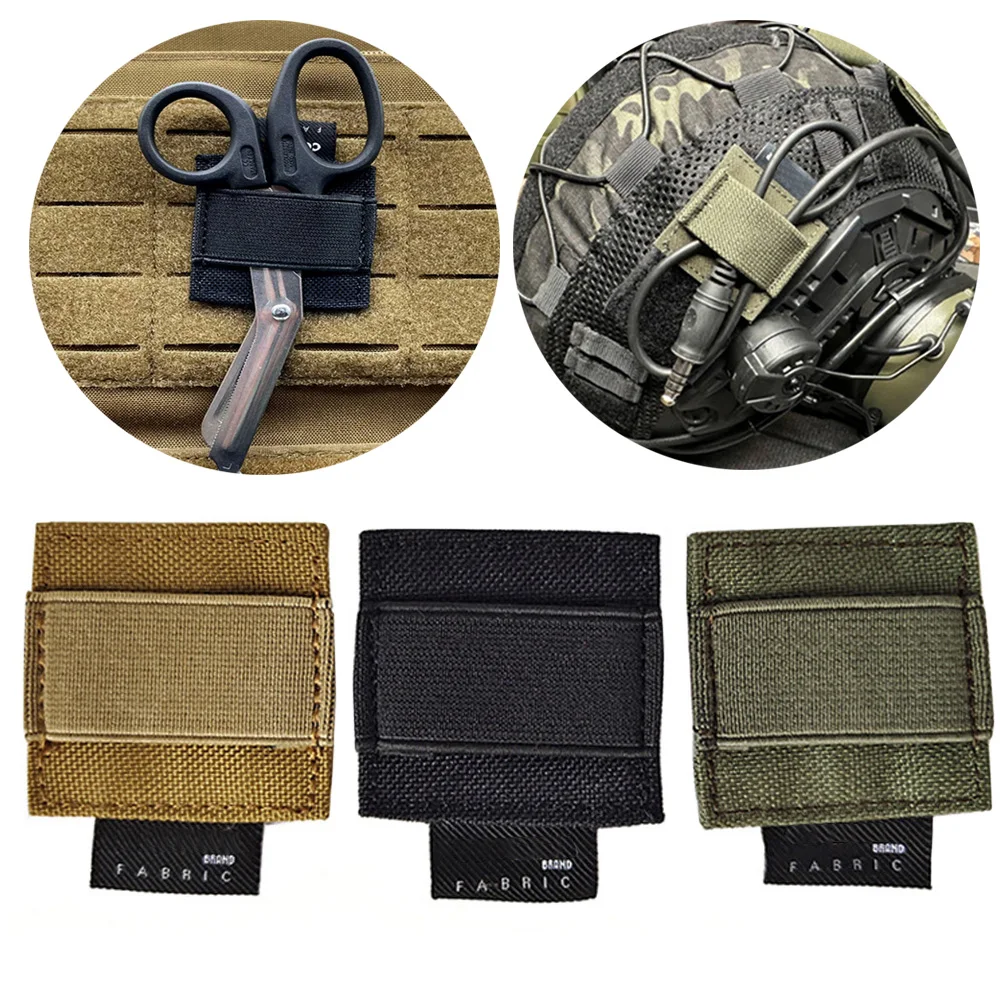 Walkie Talkie táctico para auriculares, gestión de cables, soporte organizador de almacenamiento elástico para casco FAST MICH, accesorios para auriculares - imagen 4