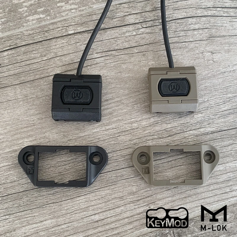 Unidad táctica de Airsoft, interruptor de presión remoto de botón caliente/MOD, ajuste de 20mm, carril MLOK, modo clave para SF M300 M600 PEQ15 DBAL, Láser de 2,5mm - imagen 3