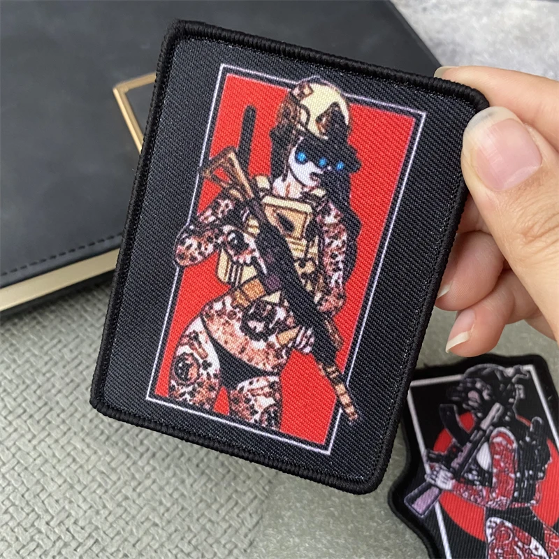 Sublimado "Special Girl V3" equipo táctico moral brazalete militar parche impreso brazalete gancho y bucle ropa mochila pegatina - imagen 4
