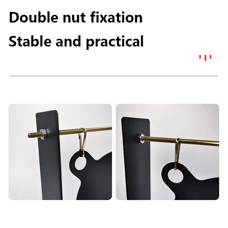 Objetivo portátil desmontable en forma de oso de 10CM, tirachinas para interiores y exteriores, objetivo de pistola de aire, entrenador, objetivo de tiro colgante - imagen 4