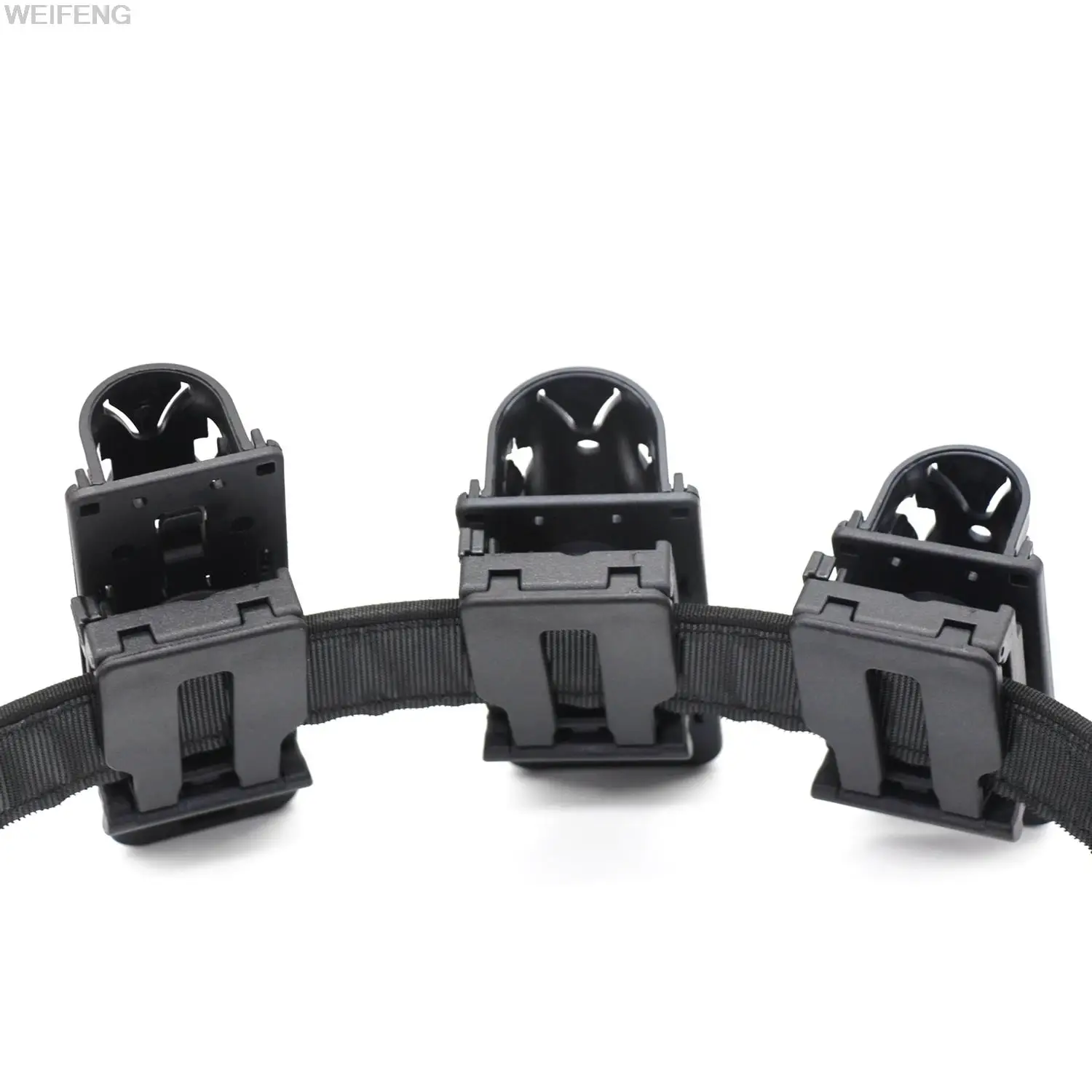 Bolsa táctica para pulverización, soporte para linterna, funda para bastón con Clip de cinturón de rotación, estuche para herramientas de autodefensa de policía militar - imagen 3