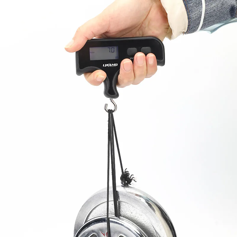 Báscula de tiro con arco, peso de tracción, equipaje, 4,5-110 libras, pantalla LED de peso de retención de pico de Metal para arco recurvo compuesto, batería no incluida - imagen 3