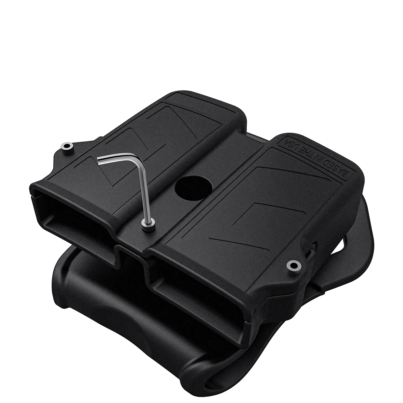 Portaherramientas Universal doble soporte para revistas pistola Mag portador para 9mm 10mm.40.45 funda para revistas de doble pila individual - imagen 5