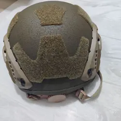 Casco táctico ECH corte alto fibra de vidrio edición pesada acción