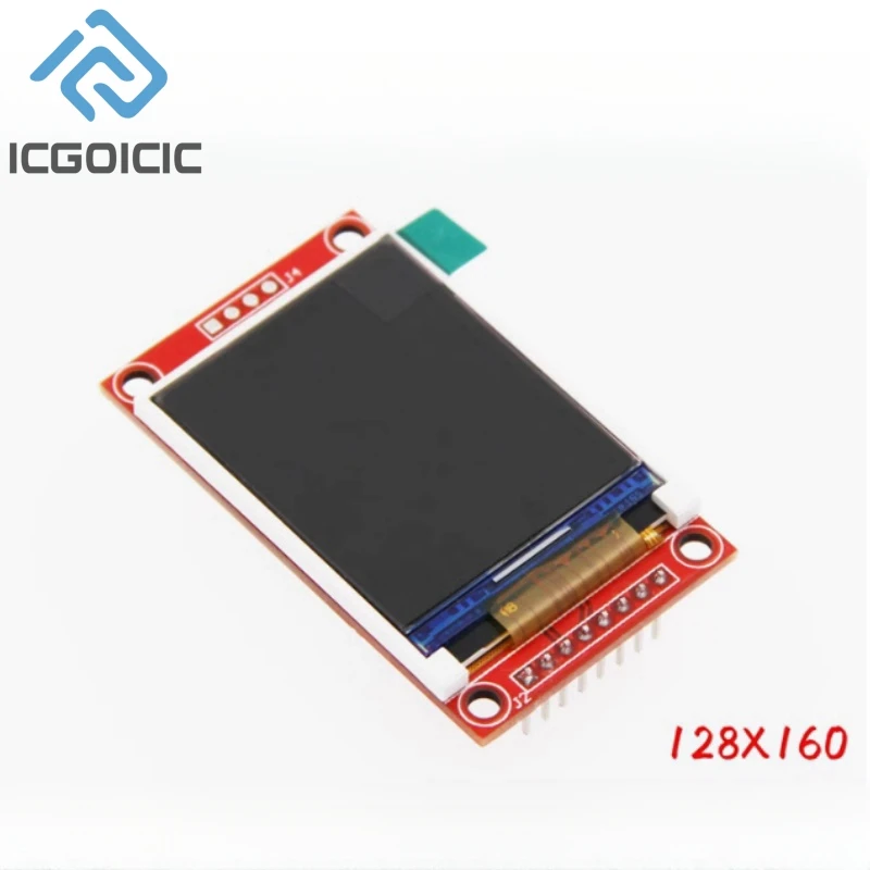 Módulo de pantalla tFT lCD de 1,77 ", 1,8 pulgadas, pantalla a color, puerto serie sPI, requiere al menos 4 iO - imagen 2