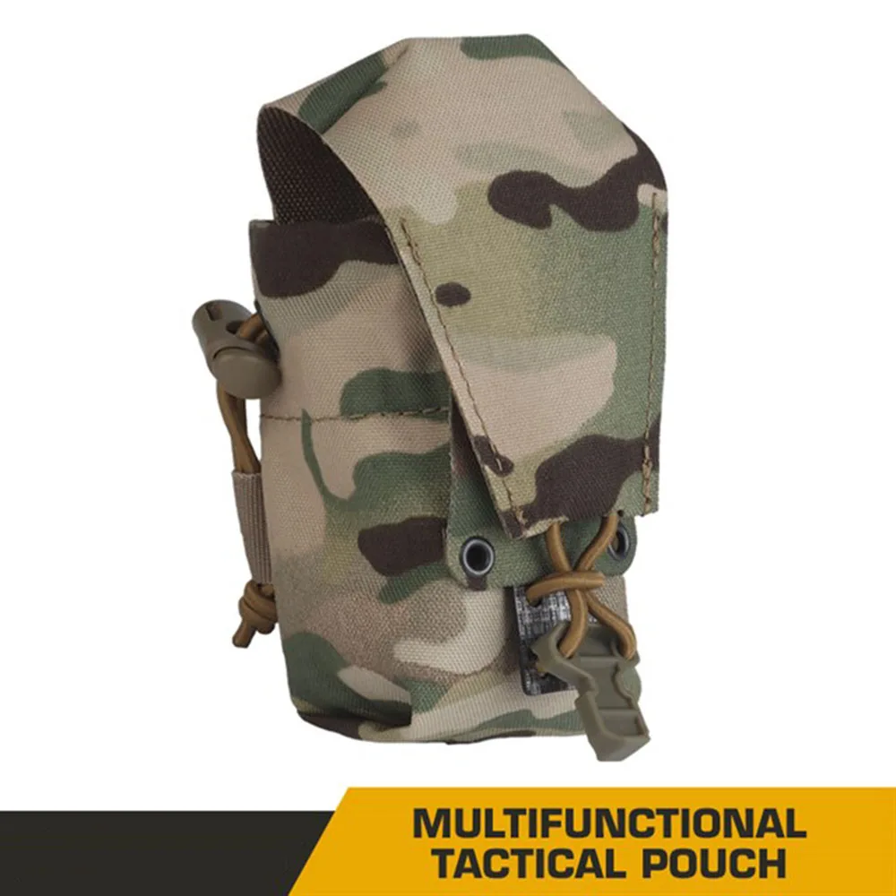 Chaleco táctico Molle, bolsa silenciosa Flash Bang, bolsa multifuncional, bolsa para artículos diversos con tapa para exteriores - imagen 3