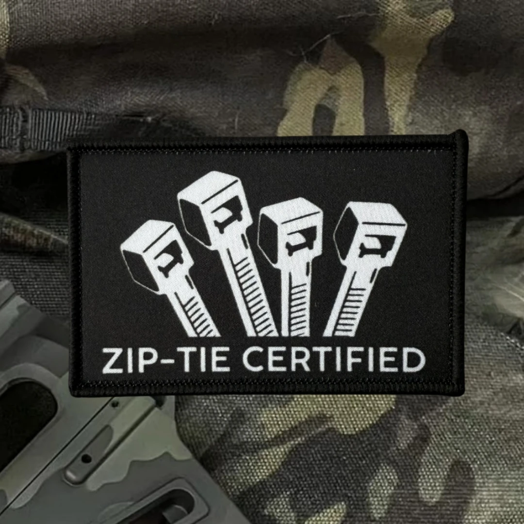 Parche táctico certificado MOLLE con Velcro para mochila - imagen 4