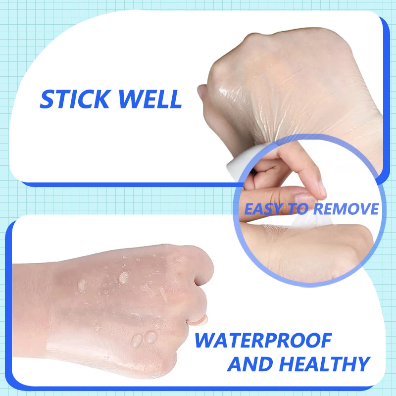 Película médica de PU, cinta adhesiva impermeable, rollo pequeño fijo, cinta privada, tatuaje, cuidado posterior, protección de la piel, reparación de vendas curativas - imagen 5