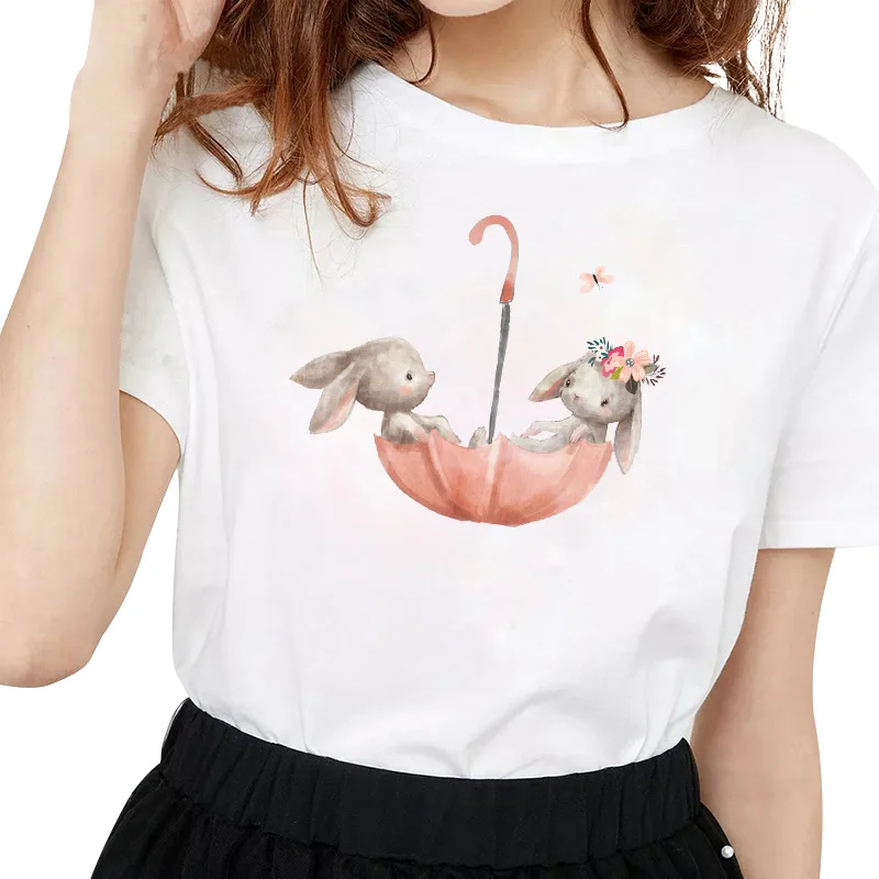 Pegatinas térmicas de transferencia de calor de animales de dibujos animados para ropa, parches de transferencia de calor DIY para ropa, conejo, búho, ciervo - imagen 4