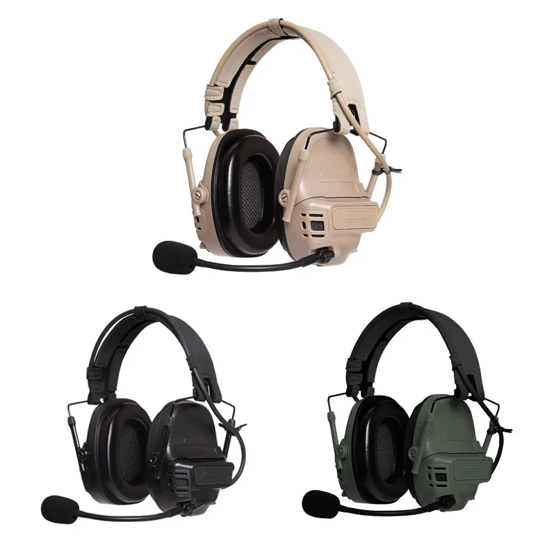 FMA FCS-TACTICAL Falcon Ears Pickup y reducción de ruido auriculares de comunicación táctica TB1490 Esports