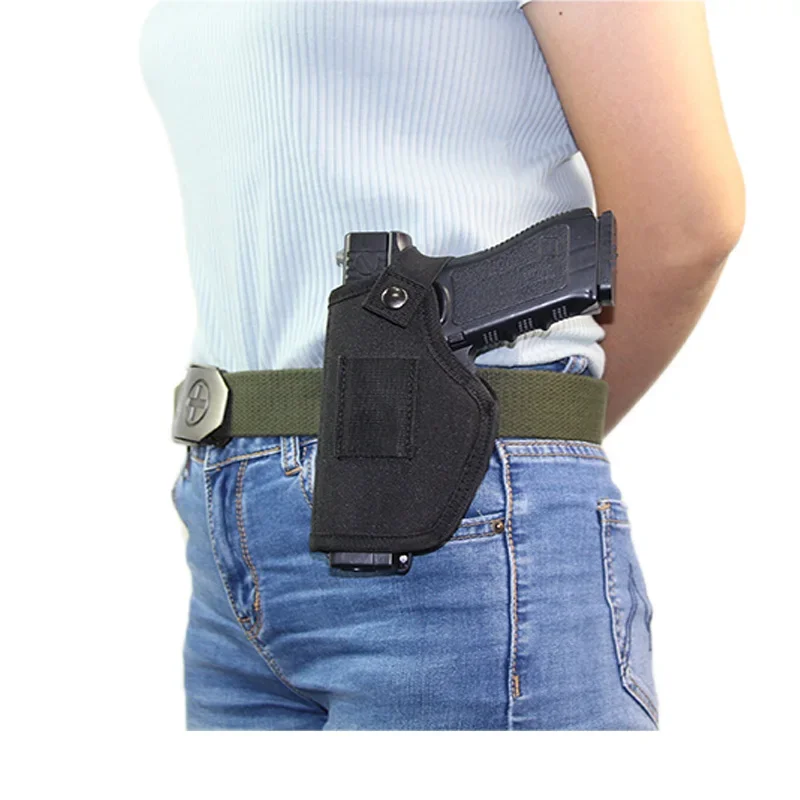 Funda táctica Universal para cinturón, funda oculta de cintura con Clip de Metal, accesorios de caza y tiro - imagen 2