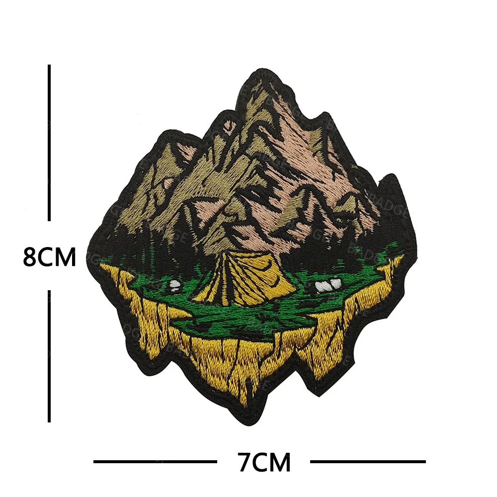 Las montañas están llamando zapatos de escalada astronauta parche de viaje espacial bosque salvaje explorar Stay Rad brazalete con emblema de oso Polar - imagen 4