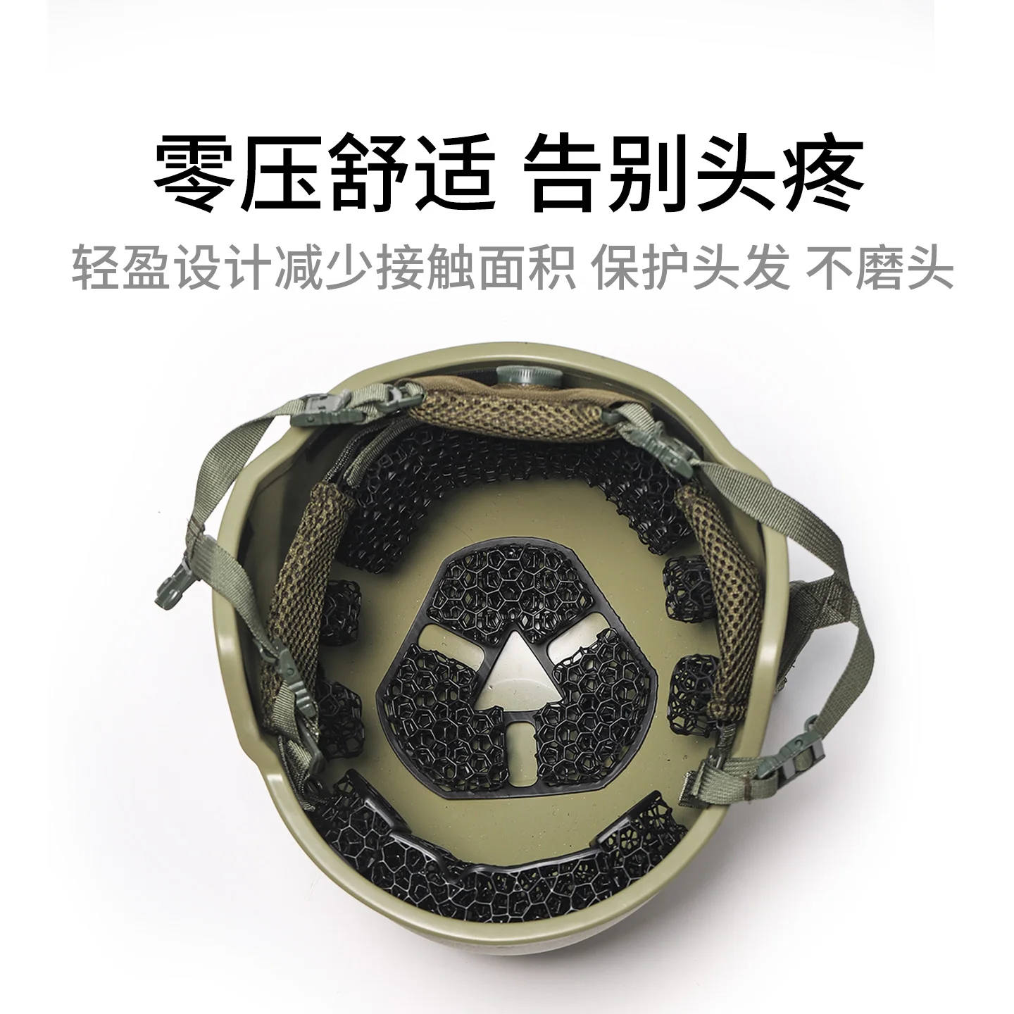 Apto para casco táctico aramida Forro interior especial panal Amortiguación alta - imagen 4