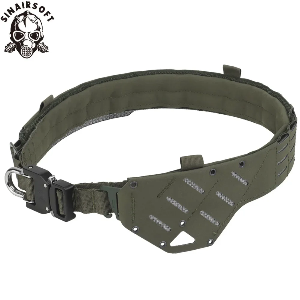 SINAIRSOFT-Cinturón de caza ligero de arco, capa MOLLE2, hebilla de Metal de liberación rápida, cinturón de combate, equipo de cinturón Airsoft - imagen 2