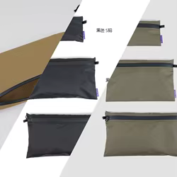 Bolsa de almacenamiento con cremallera portátil táctica, bolsa varios con cremallera, 3 tamaños