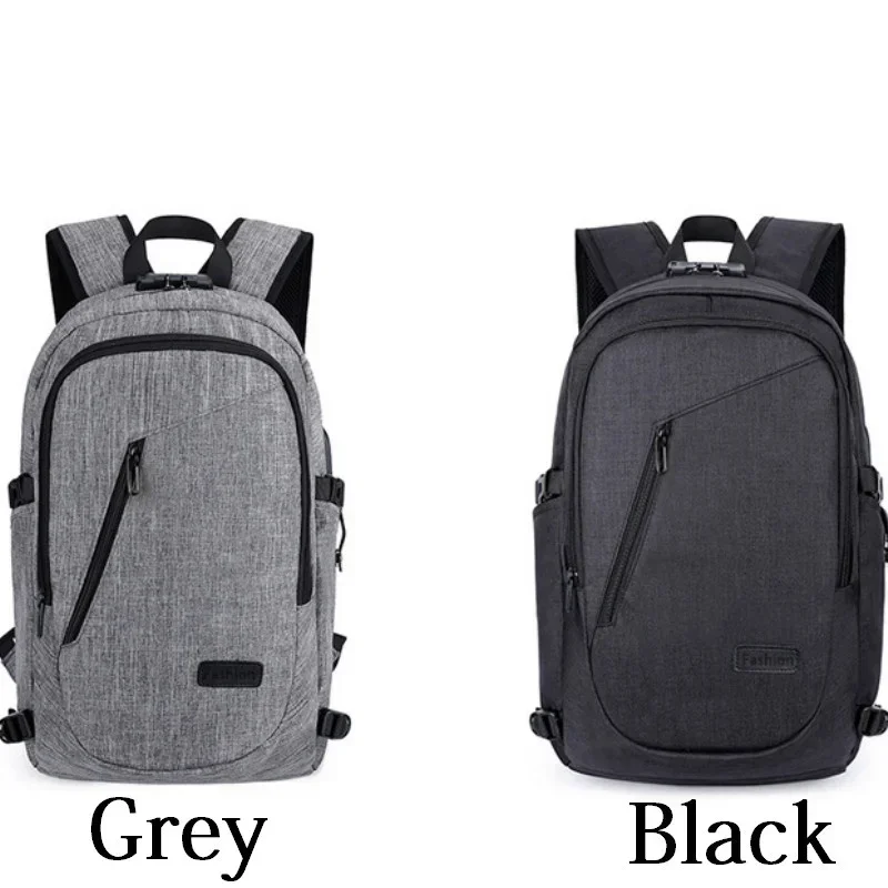 Bolsa de senderismo multifunción, paquete de ordenador antirrobo de alta capacidad, carga USB, mochila de viaje para hombres escolares, antipérdida - imagen 2