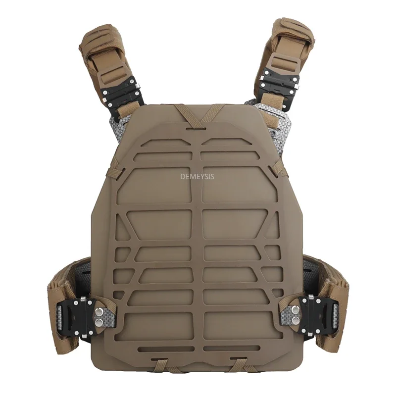 Chaleco táctico ligero de combate, faja ajustable de liberación rápida, chaleco con hebilla, cuerda de rescate, chalecos Airsoft para caza y Paintball - imagen 2