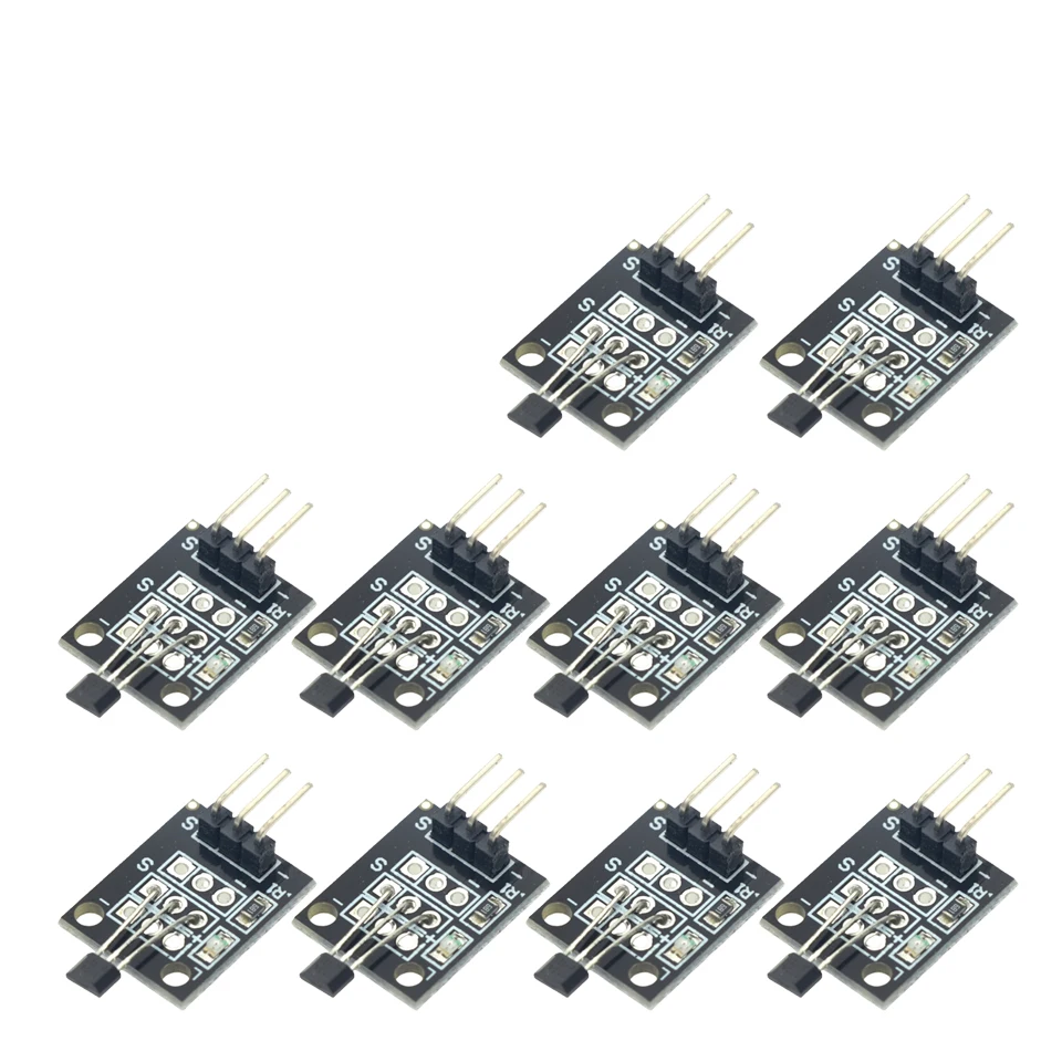 1/5/10PCS KY-003 Módulo de sensor magnético Hall, para Arduino AVR Smart Cars DIY Starter Kit