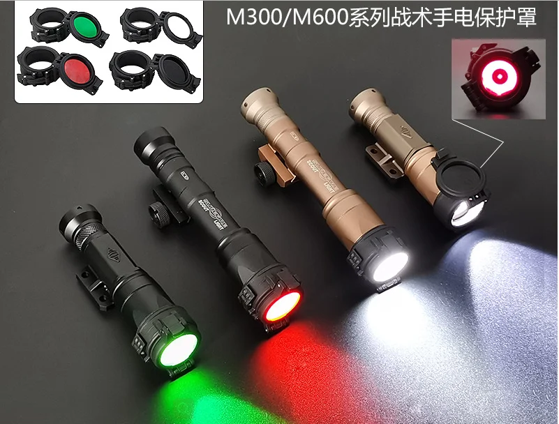 Funda protectora para linterna táctica compatible con Surefire M300 y M600