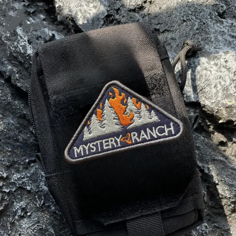 Parches tácticos de granja misteriosa para ropa, insignia de moral bordada, cierre de velcro, brazalete de combate en bolsa, accesorios - imagen 5