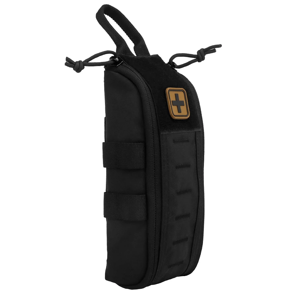 Botiquín de primeros auxilios, bolsa médica vacía, paquete IFAK, pestaña de extracción rápida, Clip MOLLE, bolsa de emergencia, accesorios para chaleco de caza - imagen 2