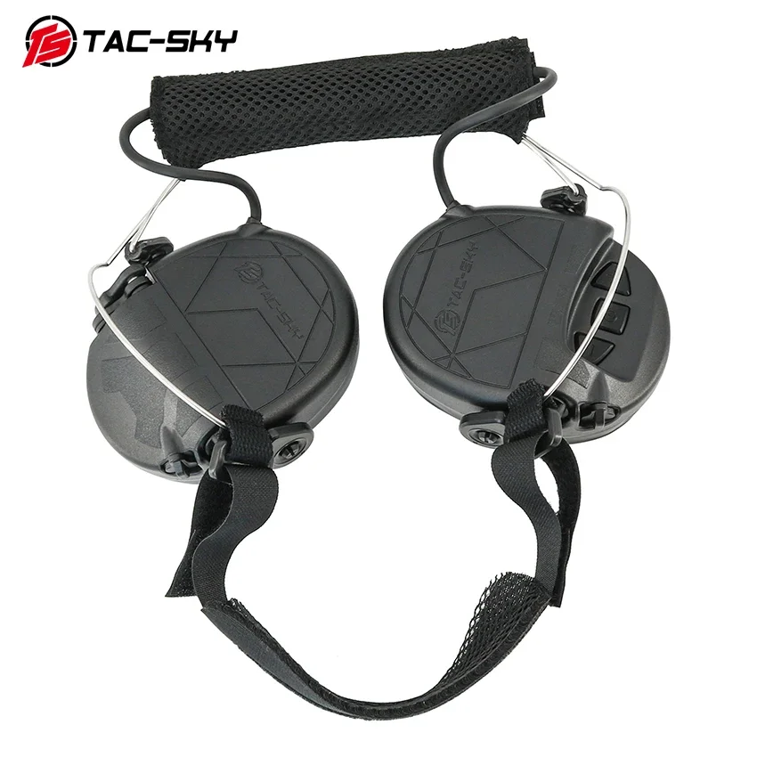 TAC-SKY detrás de la cabeza TAC302 auriculares tácticos, protección auditiva reducción de ruido orejeras Airsoft tiro caza auriculares - imagen 5