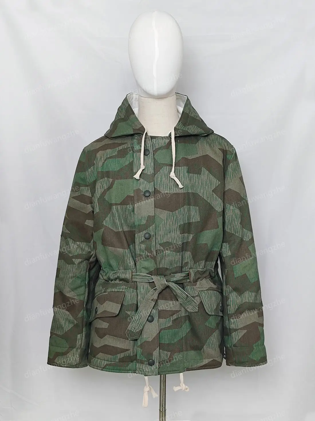 Cosplay alemán Elite Splinter/DOT44 té de camuflaje de guisante/hoja como camo ropa de invierno Reversible acolchada de algodón ropa cálida antifrío - imagen 2