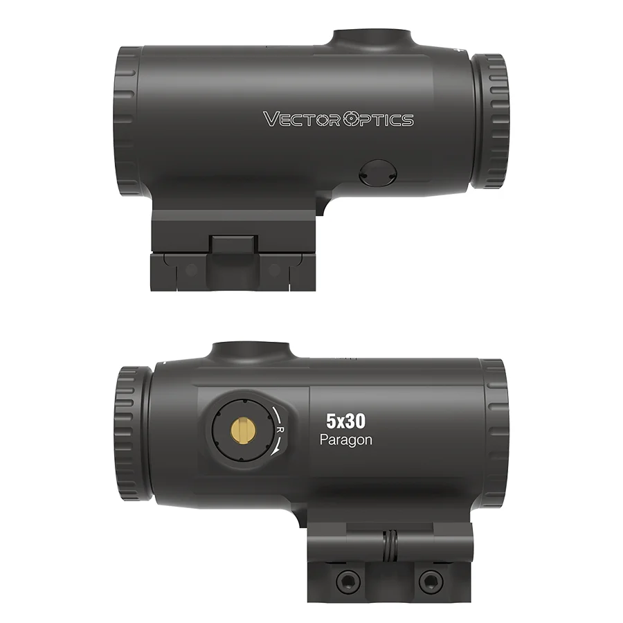 Vector Optics Paragon 5X30 Mini lupa con flip-to-side Qd Picatinny incluye sección elevadora y accesorios - imagen 4