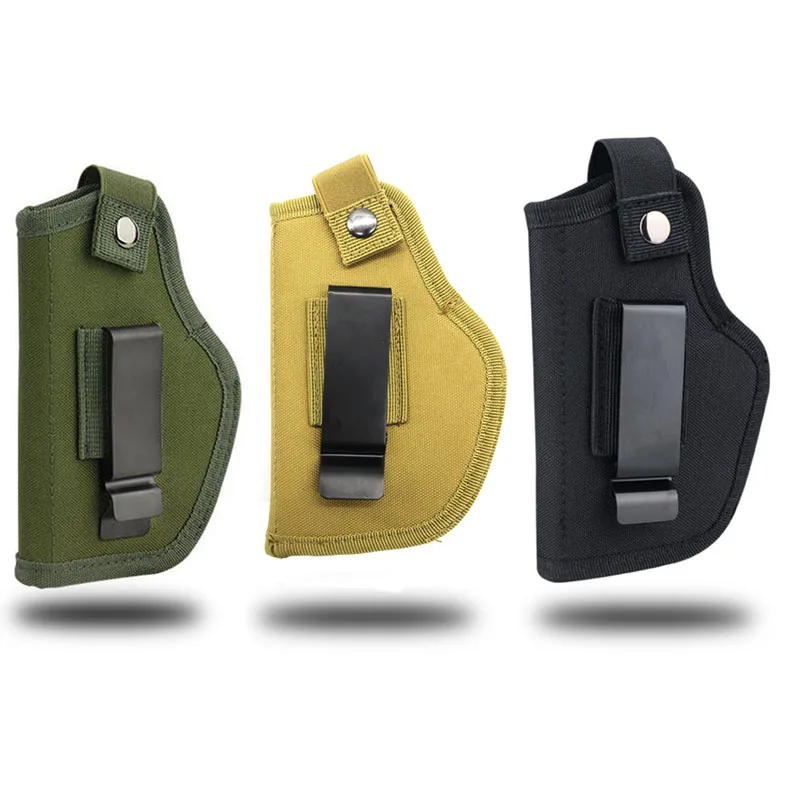 Funda Universal para pistola de mano izquierda y derecha, funda de caza de transporte oculto IWB para Glock 17 1911 Beretta M9 G2C - imagen 3