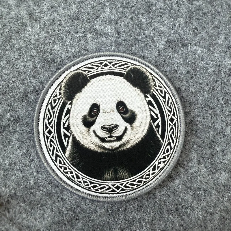 Parche táctico de tótem Animal con estampado de gancho y bucle, insignia de moral, brazalete militar, mochila, apliques decorativos para ropa - imagen 4