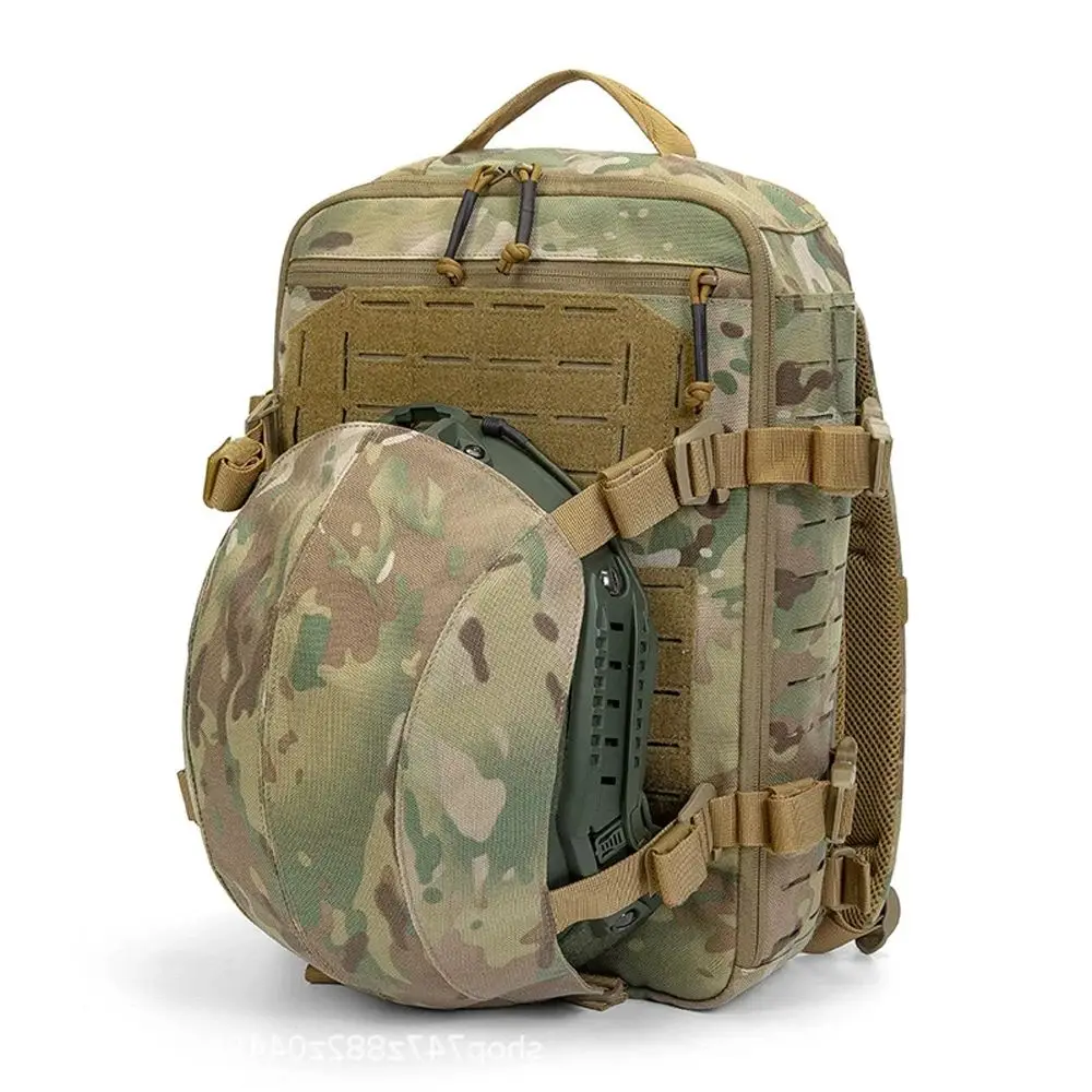 Mochila táctica MOLLE con portaplacas – Nylon 1000D para chaleco - imagen 3