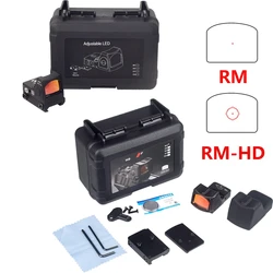 Mira de punto rojo RM RM-HD, óptica de puntería ajustable reflejo para pistola GLOCK, Mini mira para Rifle de Airsoft, montaje en riel de 20mm